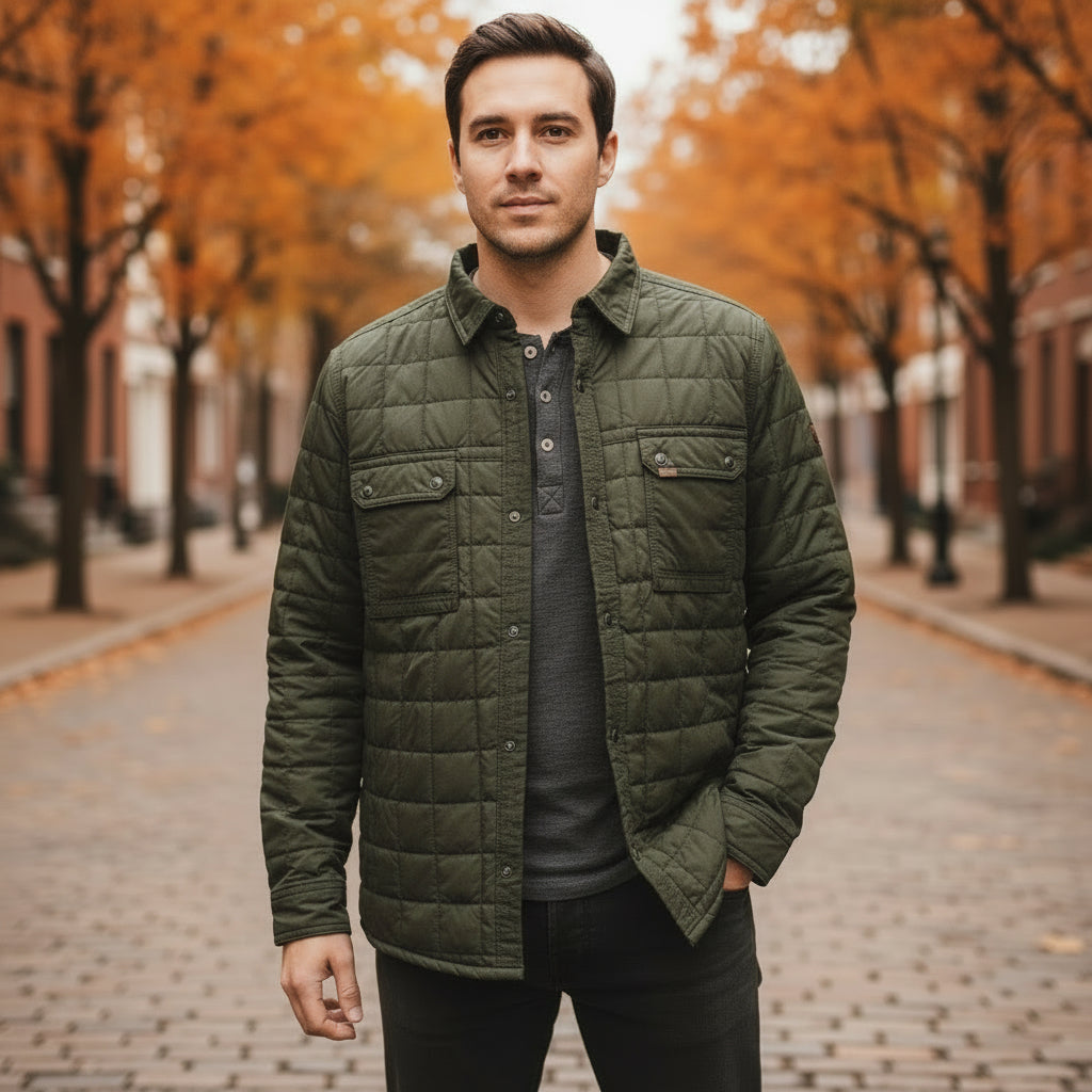 TIMBERLAND MEN'S LIGHT WEIGHT QUILTED JACKET (LOC11 )