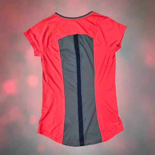 NIKE WOMENS DRI-FIT RUNNING SHIRT 520276-676 (LOC5)