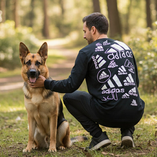 adidas MEN'S SCRIBBLE LS M LONG SLEEVE TEE GN6853  (LOC4)