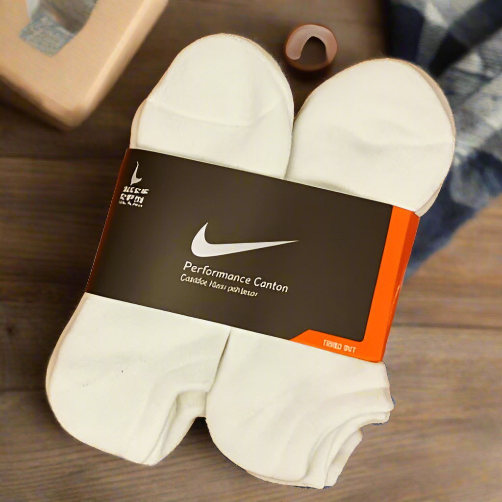 NIKE PERFORMANCE COTTON NO-SHOW SOCKS SX4443 (LOC5)