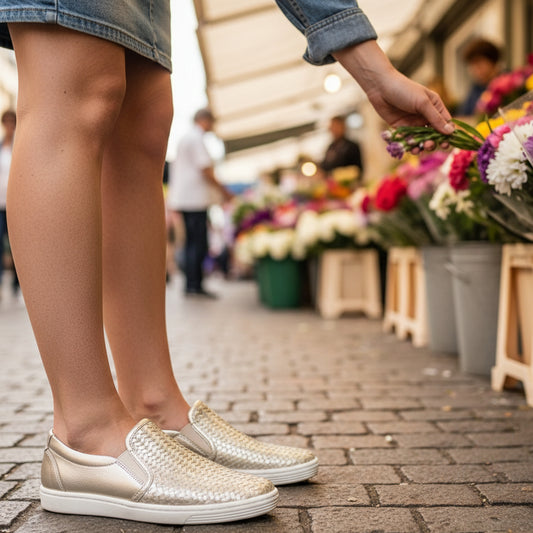 ECCO WOMEN'S SOFT 7 WOVEN SLIP-ON 2.0 SHOE 470113  (LOC23)