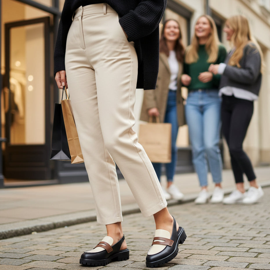 ECCO WOMEN'S LEATHER SLINGBACK MODTRAY 490173  (LOC23)