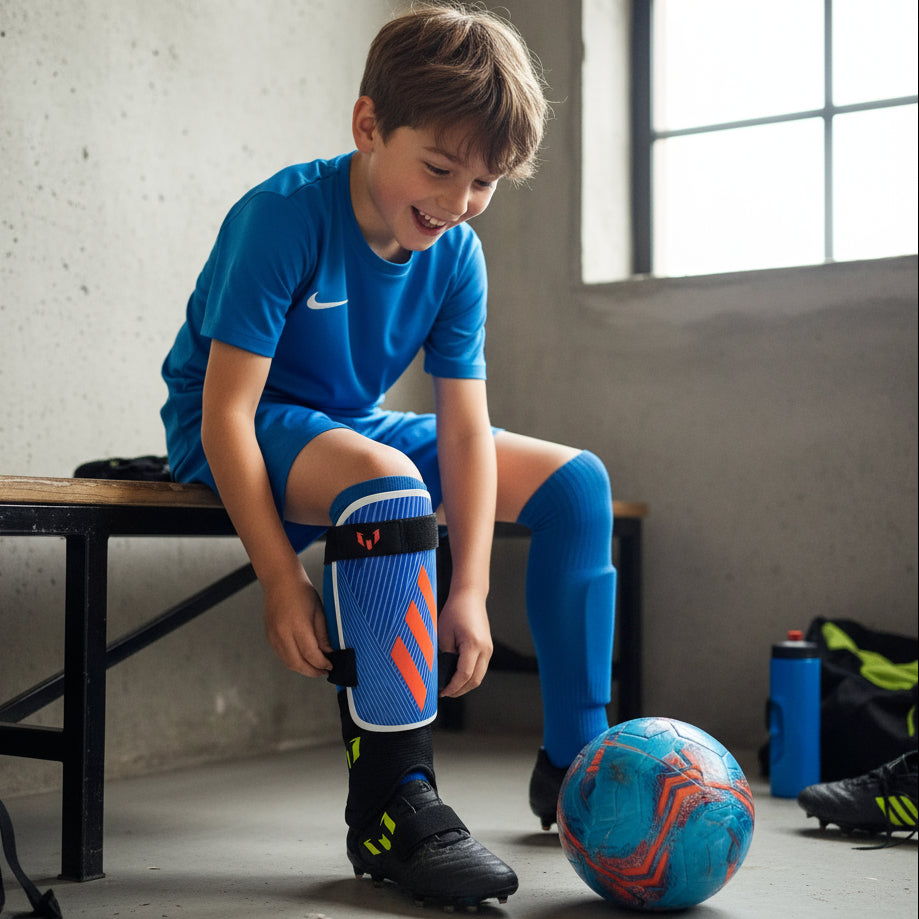 adidas YOUTH MESSI SHIN GUARDS SIZE L FL7774  (LOC34)