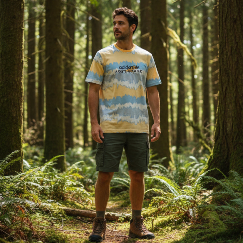 adidas MEN'S ADV AOP TEE GN2361  (LOC6)