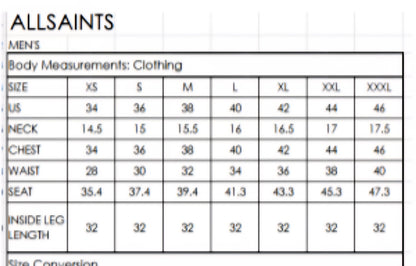ALLSAINTS MEN'S BRACE SS CREW TEE MD190Y (LOC12)