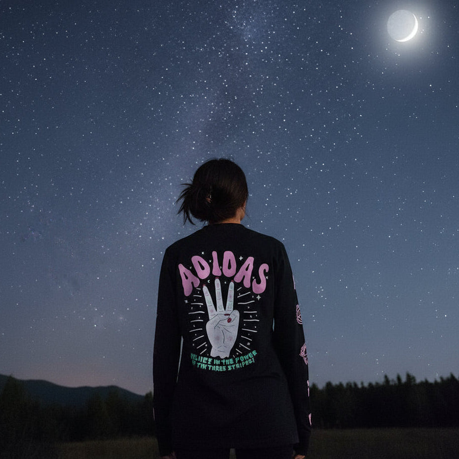 Adidas WOMEN'S PALM READER LS TEE GJ6522  (LOC1)