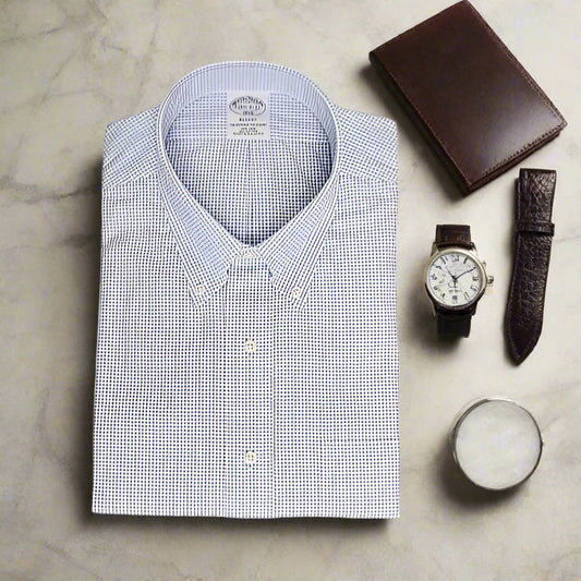 BROOKS BROTHERS MEN'S BUTTON-DOWN LONG SLEEVE SHIRT 00105582 (LOC6)