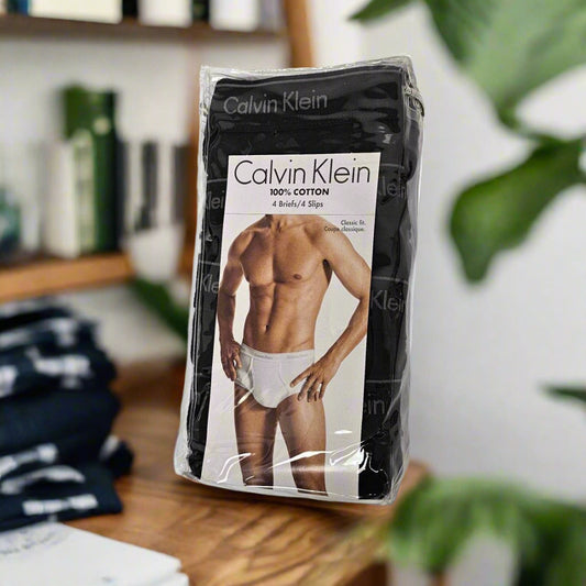 CALVIN KLEIN CLASSIC FIT BRIEFS 4 PACK