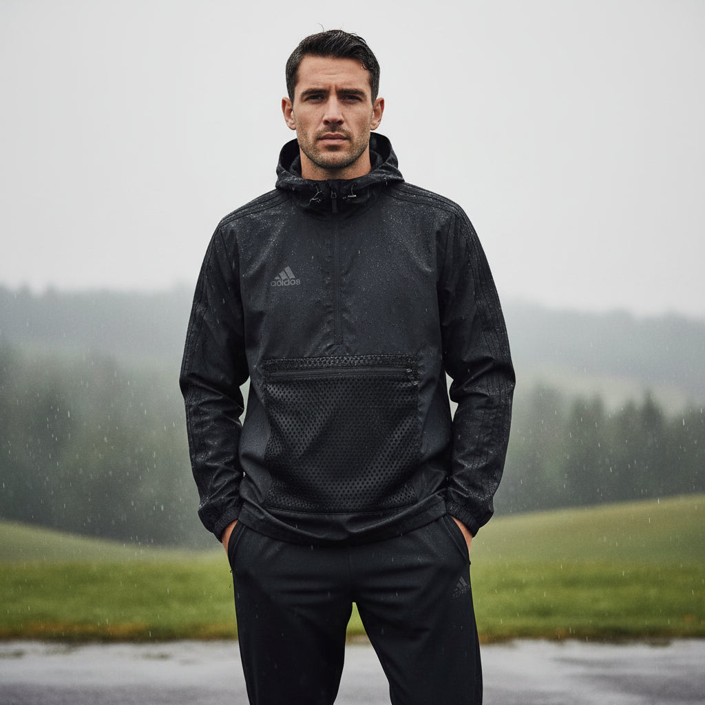 adidas TANGO 1/3 ZIP PULLOVER WINDBREAKER CW7423 (LOC18)