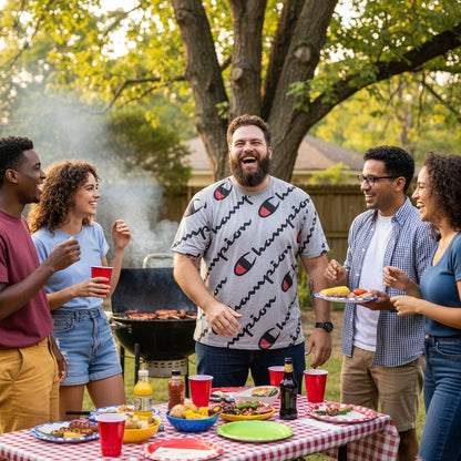 CHAMPION HERITAGE ALL OVER EXPLODE SCRIPT TEE T1919S  (LOC5)