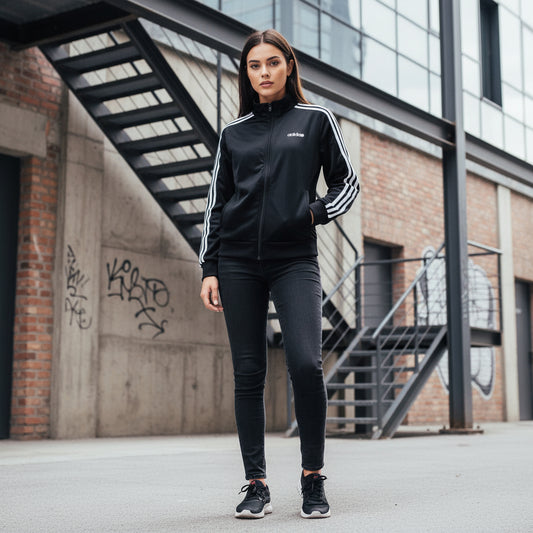adidas WOMEN'S ESSENTIALS3STRIPE TRACK JACKET DP2406  (LOC12)
