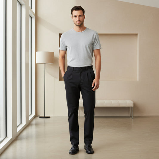 LEVI DOCKERS MEN'S SHIRT GRIPPER SIGNATURE KHAKI SLACKS 67974  (LOC10)