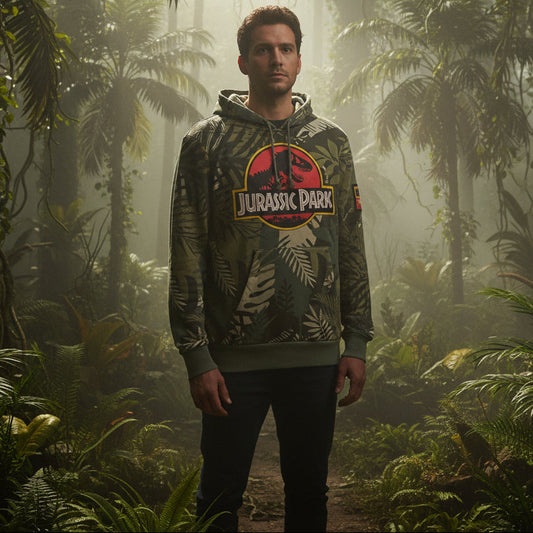 REEBOK JP AOP JURASSIC PARK HOODIE H45983 (LOC