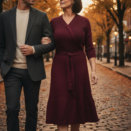 KATE SPADE RIB KNIT WRAP SWEATER DRESS ON POINTE 6951  (LOC11)