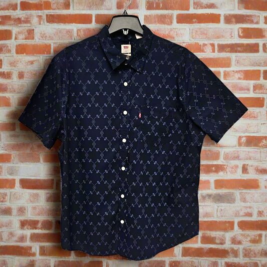 LEVI'S MEN'S SHORT SLEEVE CLASSIC STANDARD FIT SHIRT Size XL 866270237 (LOC1)