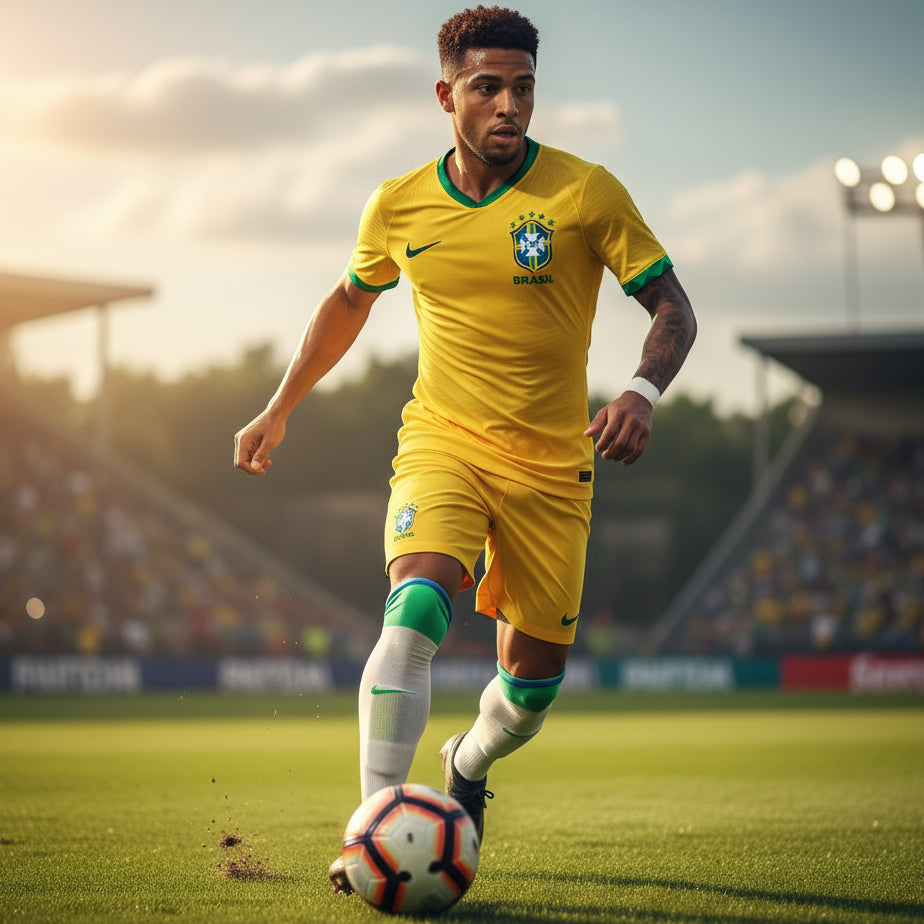 NIKE MEN'S BRAZIL 2014 WORLD CUP HOME JERSEY 575280  (LOC34)