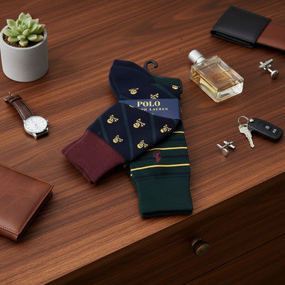 POLO RALPH LAUREN TROUSER SOCKS 2 PACK (LOC5)