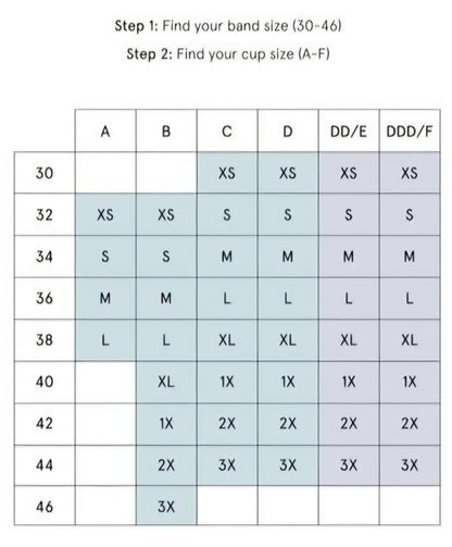 TRUE & CO TRUE BODY TRIANGLE CONVERTIBLE STRAP BRA 16821  (LOC11)