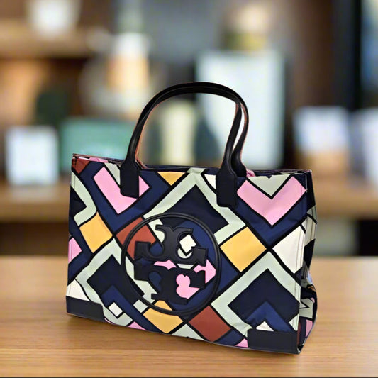 TORY BURCH ELLA PRINTED TOTE 49960  (LOC16)