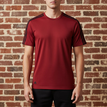 adidas MEN'S PIQUE TEE RED E27352  (LOC4)