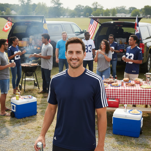 adidas MEN'S PIQUE TEE NAVY E27355  (LOC4)