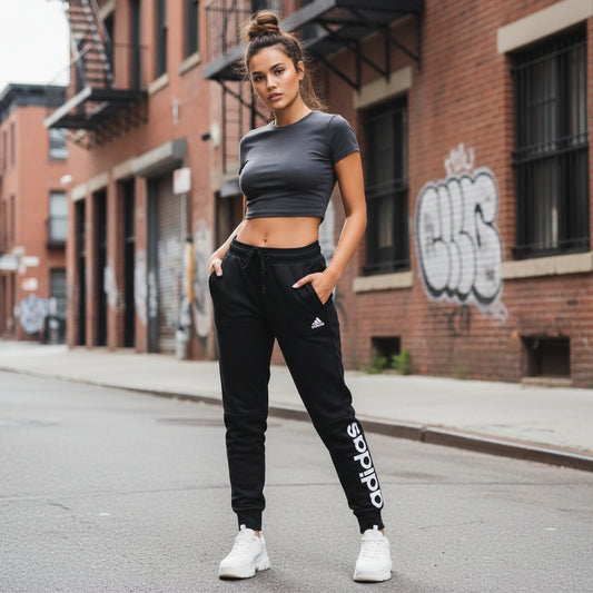 adidas WOMEN'S ESSENTIAL LINEAR PANT S97154  (LOC12)