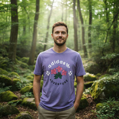 adidas MEN'S ADVENTURE FLOWERS TEE  GN2375 (LOC6)