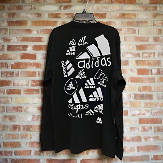 adidas MEN'S SCRIBBLE LS M LONG SLEEVE TEE GN6853  (LOC4)
