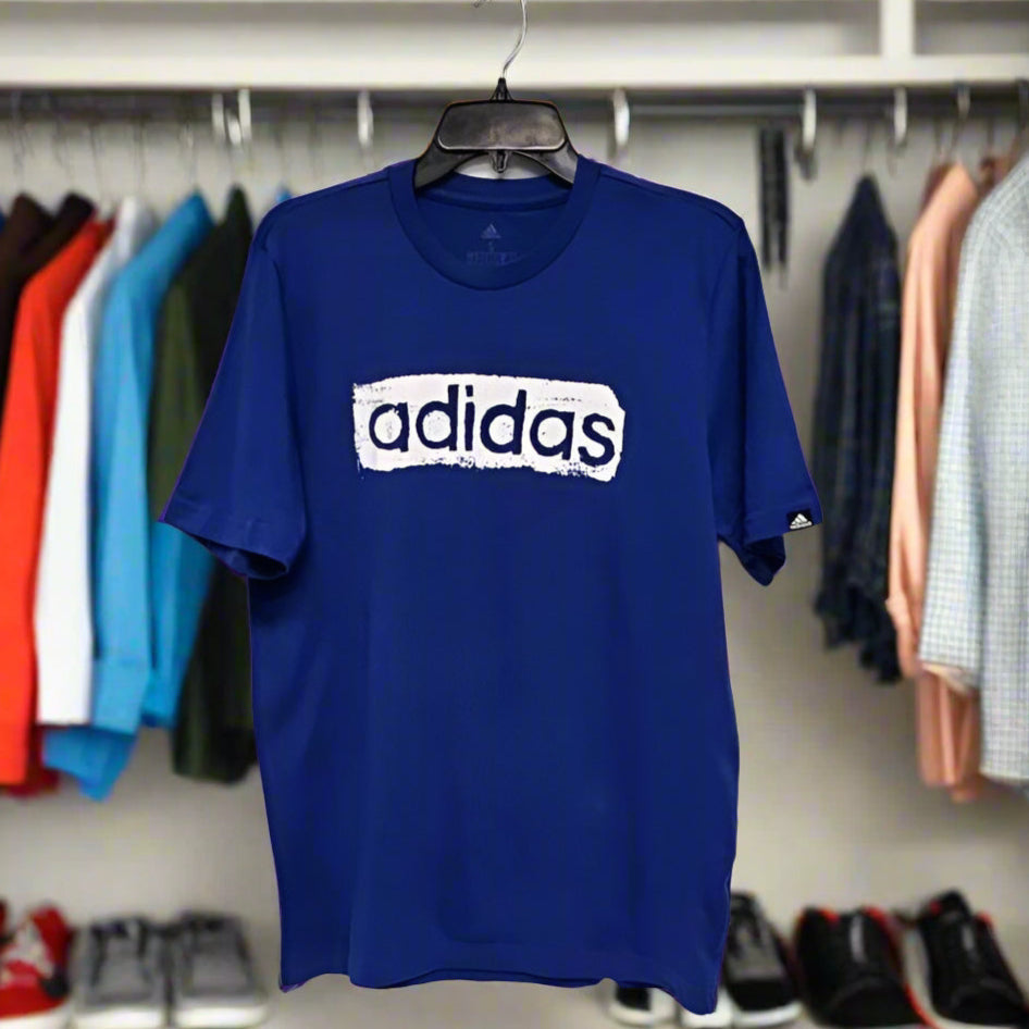 adidas MEN'S M BRUSHSTROKE V4 TEE Size S GL2876  (LOC4)