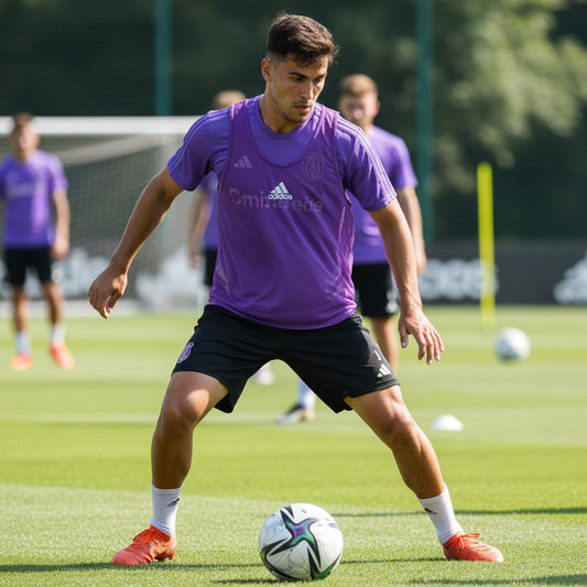 adidas MEN'S SOCCER PRO BIB 20 PURPLE SIZE S FM4407 (LOC34)