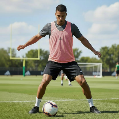 adidas SOCCER BIB PRO 20 Light Flash Red SIZE S FM4410 (LOC34)