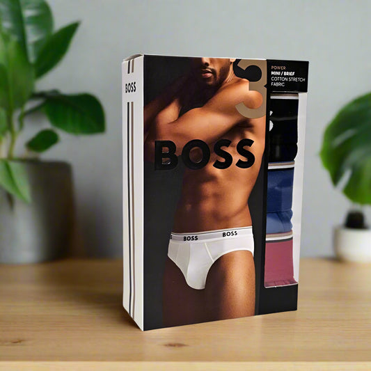 BOSS POWER MINI BRIEF COTTON 3 PACK 50475273