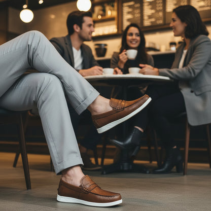 ECCO MEN'S S LITE MOC SHOE Cognac 540534 (LOC23)