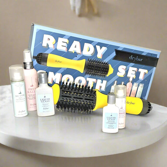 DRY BAR READY SET SMOOTH SINGLE SHOT BLOW-DRYER BRUSH SET