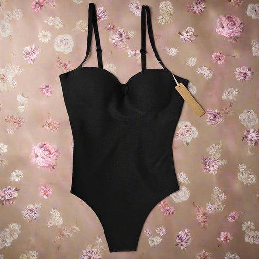 SKIMS BODY UNDERWIRE BODYSUIT 0NYX BD-THG-3286  (LOC19)