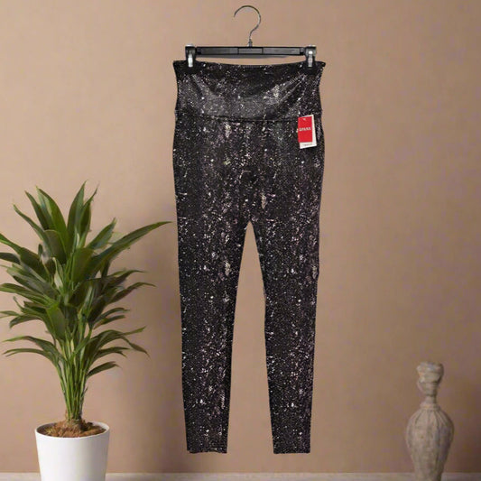 SPANX FAUX LEATHER SNAKE SHINE LEGGINGS 20324R  (LOC19)
