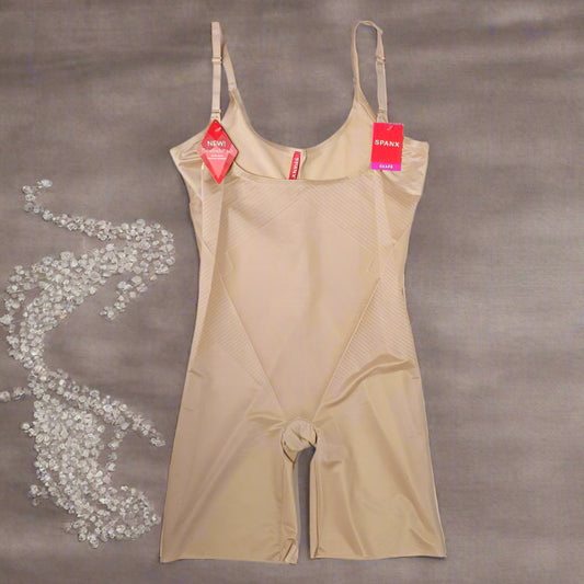 SPANXshape™ INVISIBLE OPEN-BUST MID-THIGH BODYSUIT 10235R  (LOC19)